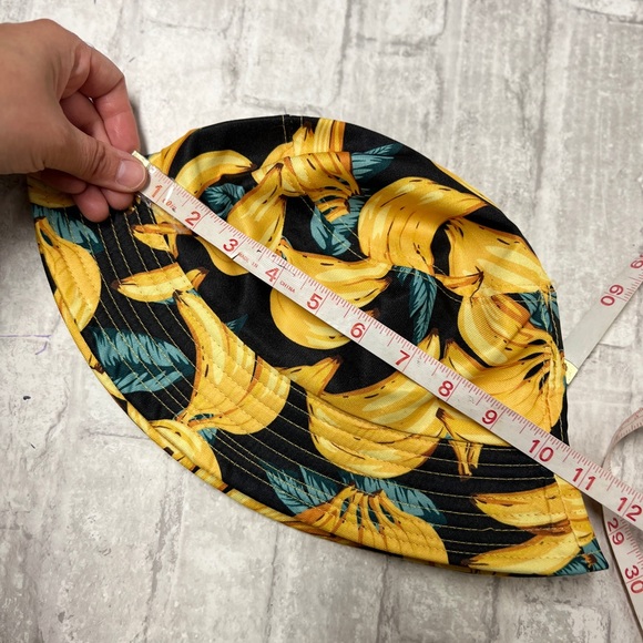 Joylife banana print bucket hat one size unisex - Picture 5 of 6
